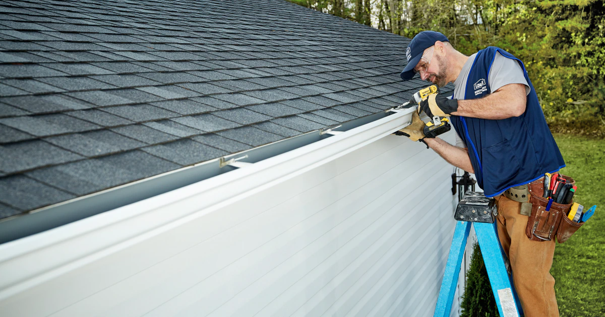 Gutter installation detail